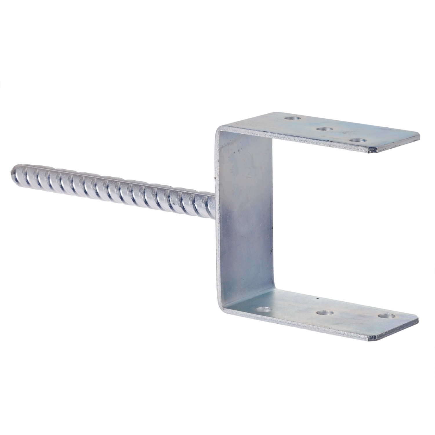 DMX Podstawa słupka ocynkowana do betonu 12 x 6 x 12 cm