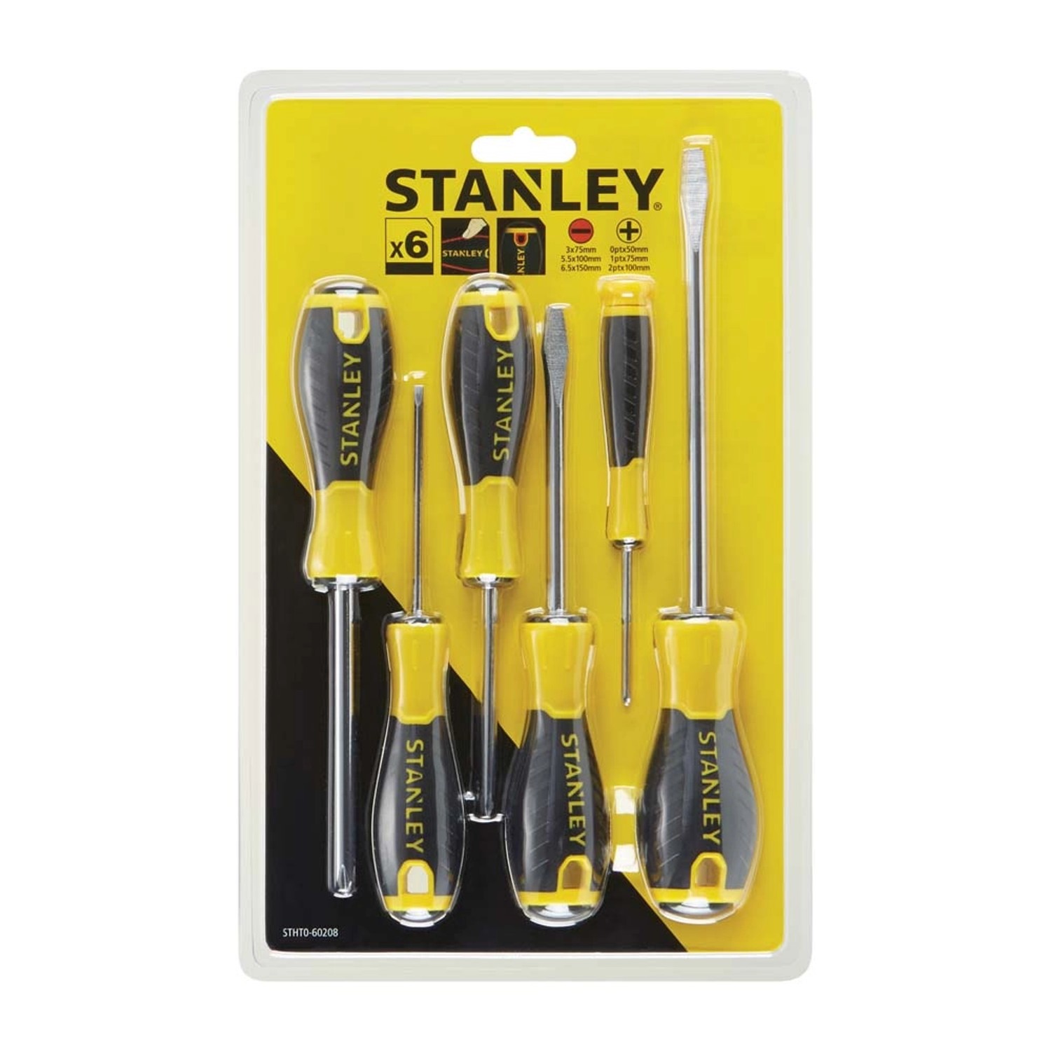 Stanley Zestaw wkrętaków Essential 6 szt.