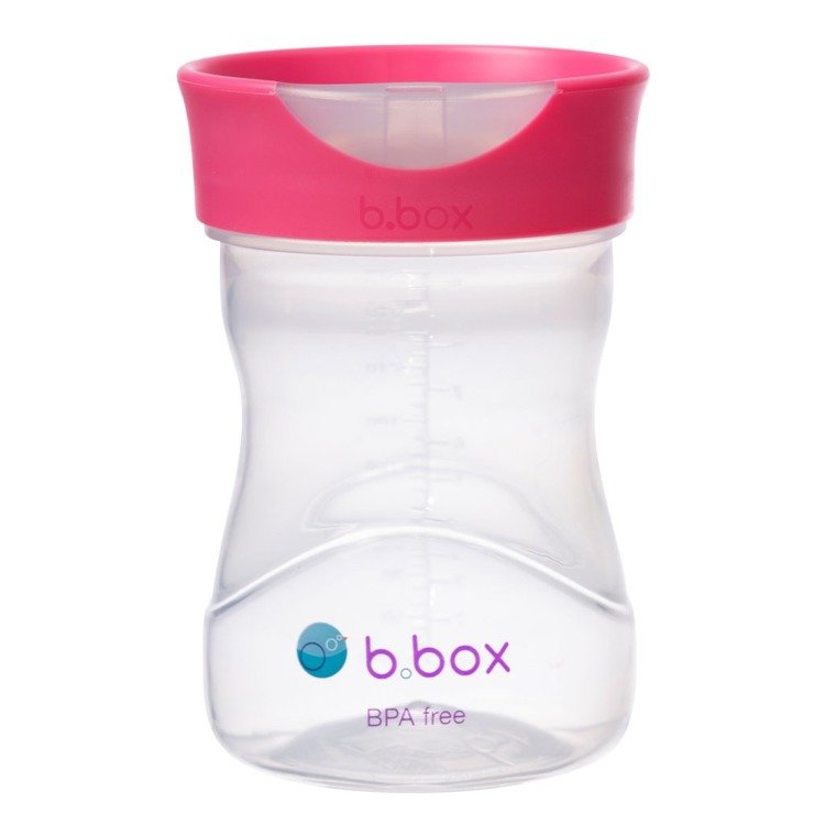 B.Box, Kubek treningowy, 240 ml, malinowy
