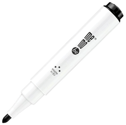 Marker suchościeralny/do flipchartów MemoBe MM350, okrągła, 1-3mm, czarny