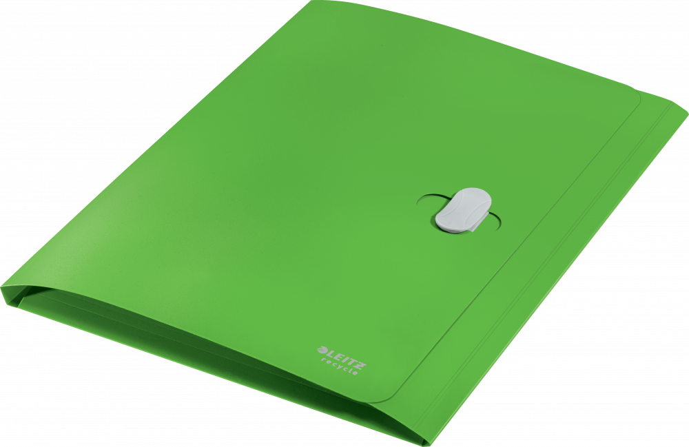 Teczka Leitz Recycle, A4, 11mm, na klips, zielony