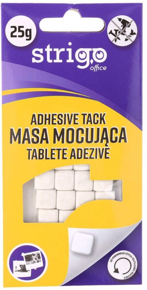 Masa mocująca Strigo, 25g, biały
