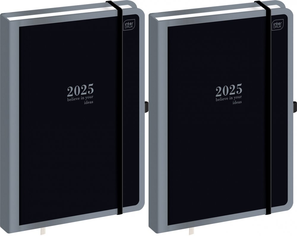 2x Kalendarz książkowy 2025, Interdruk, Mat+UV Classic, B5, tygodniowy, 192 strony
