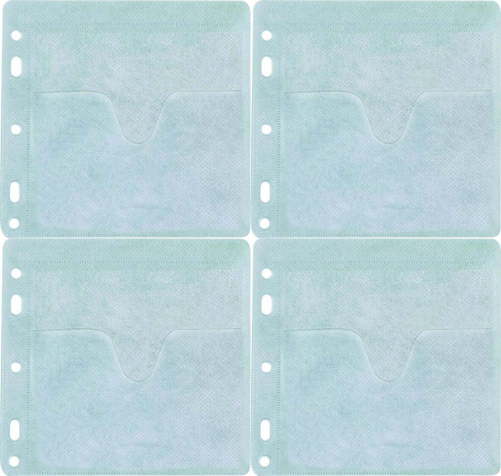 4x Koperta z oknem na CD/DVD Q-Connect, 40 sztuk, biały