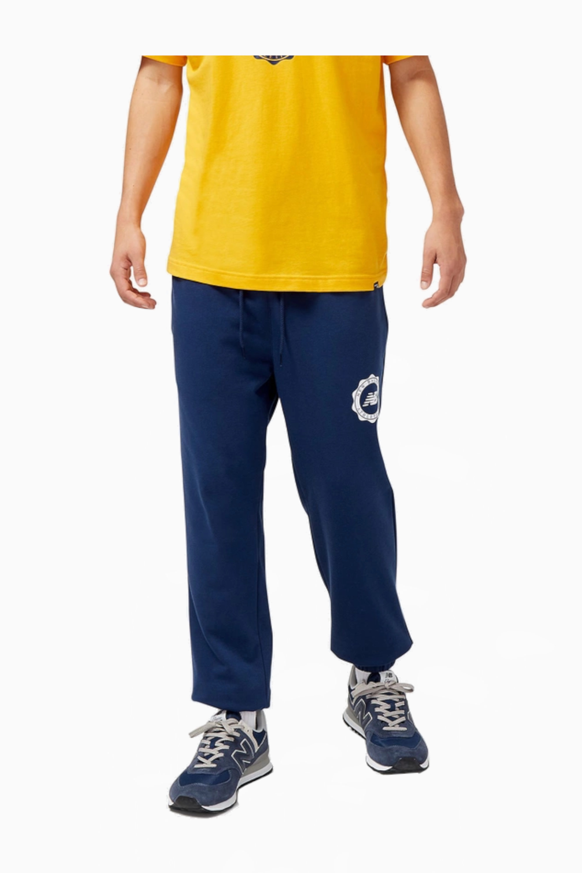 Spodnie New Balance Athletics - Granatowy