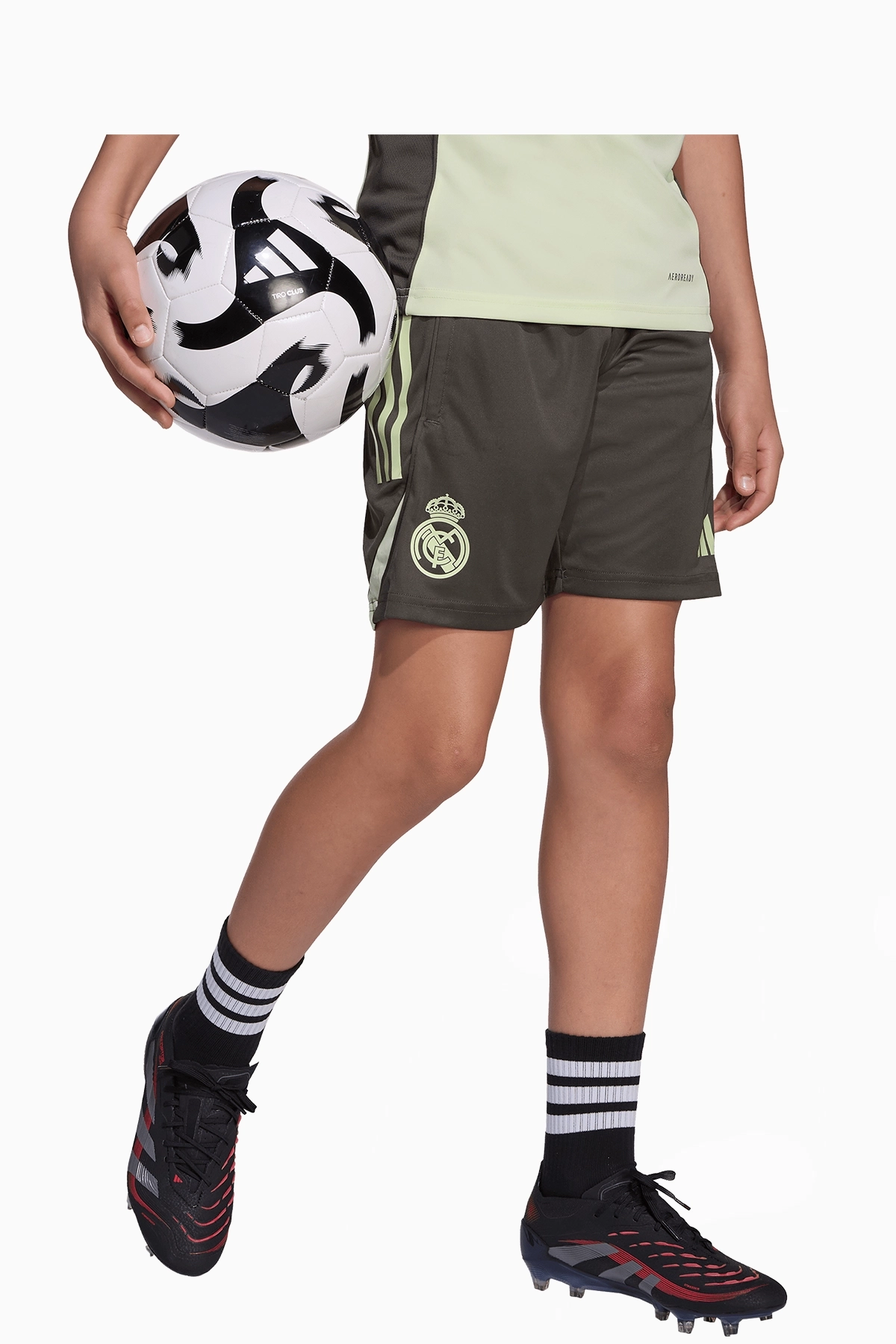 Spodenki adidas Real Madryt 25/26 Training Competition Junior - Zielony