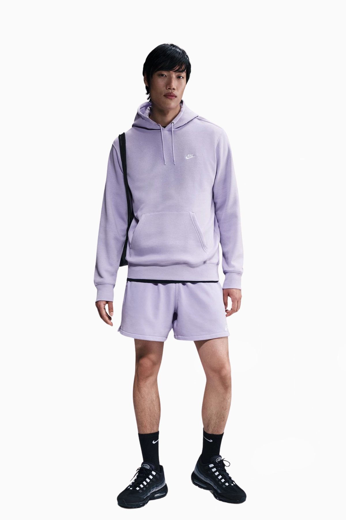 Bluza z kapturem Nike Club - Fioletowy