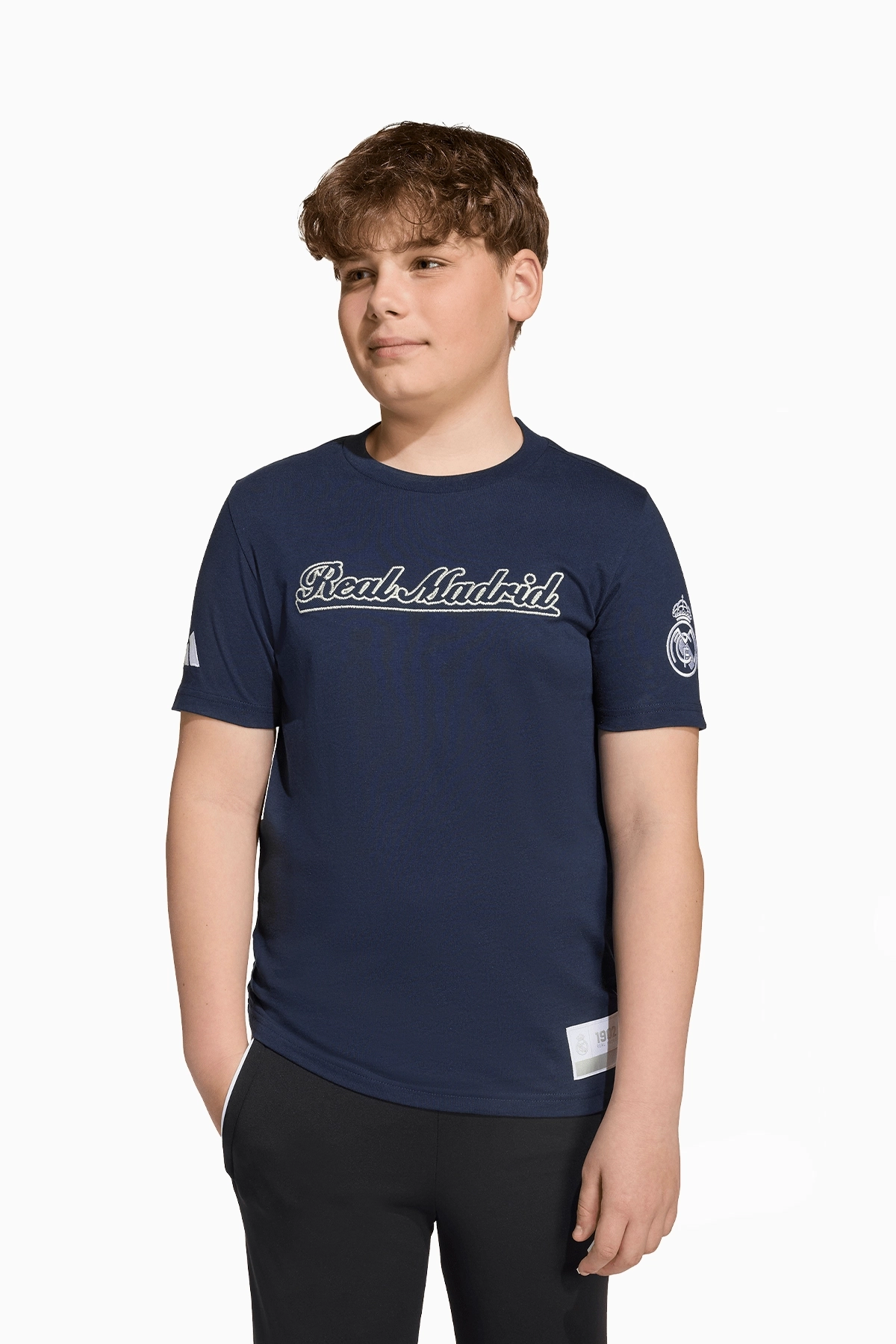 Koszulka adidas Real Madryt 25/26 US Pack Tee Junior - Granatowy