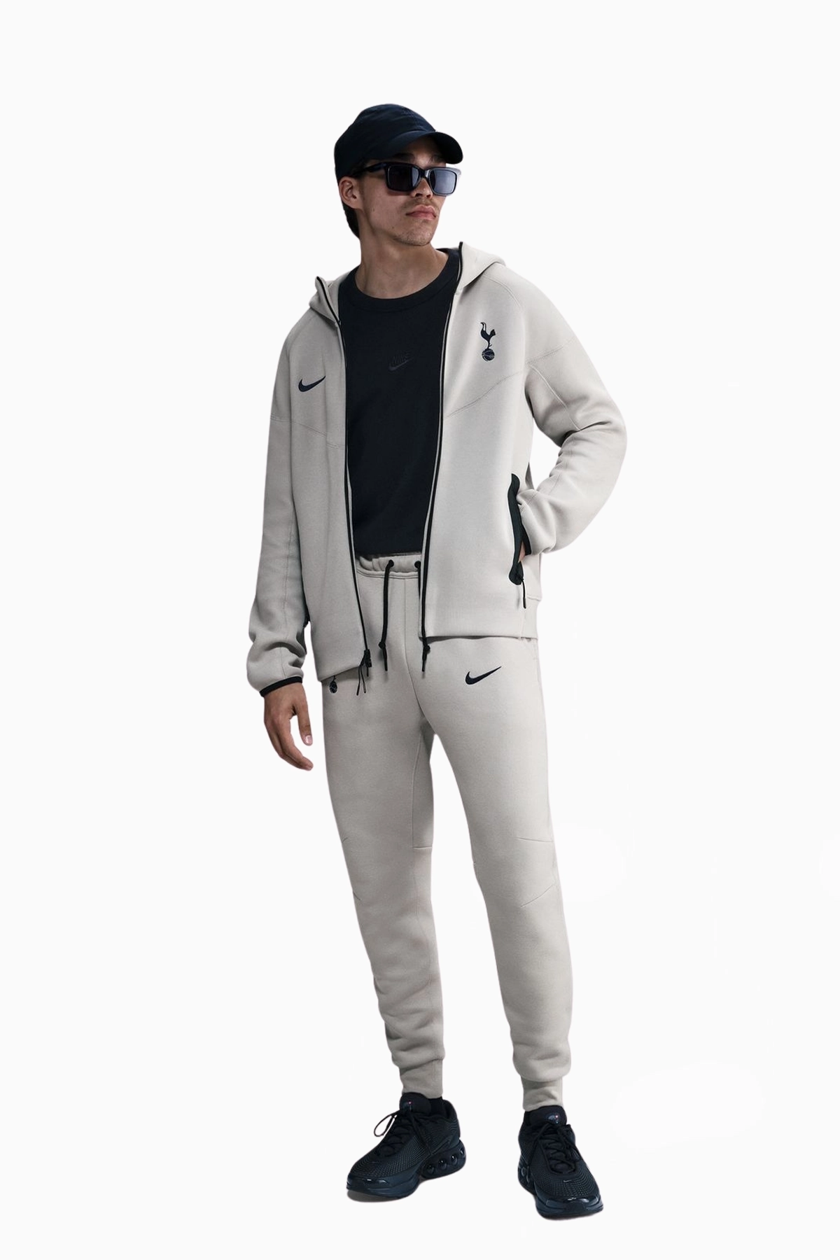 Bluza z kapturem Nike Tottenham Hotspur 25/26 Tech Windrunner - Szary