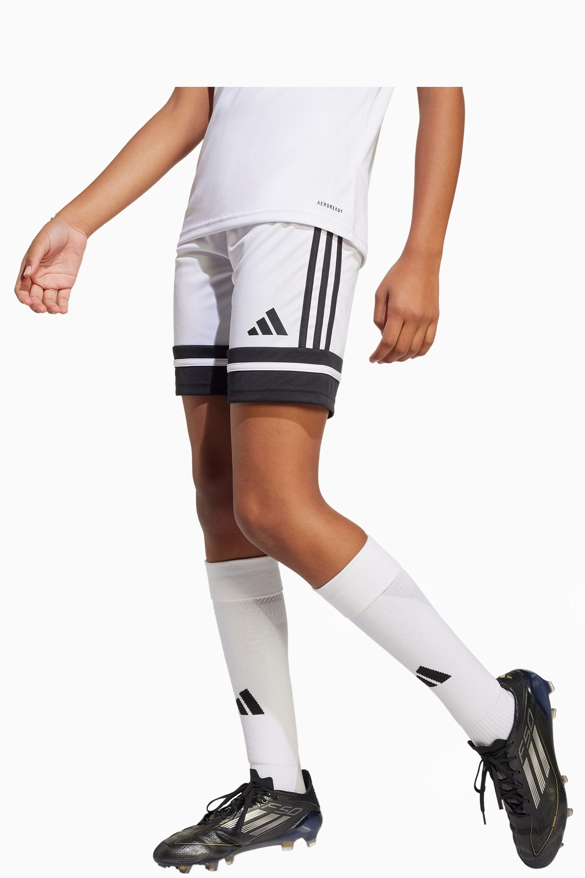 Spodenki adidas Squadra 25 Junior - Biały