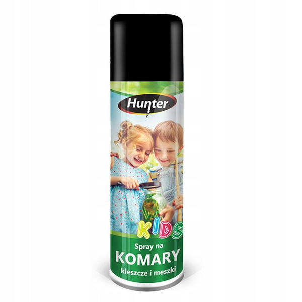 Spray na komary, kleszcze, meszki dla dzieci Hunter 90ml