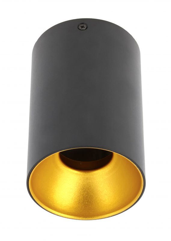 GTV Tensa lampa podsufitowa 1x20 W czarna OS-TENGU10-00