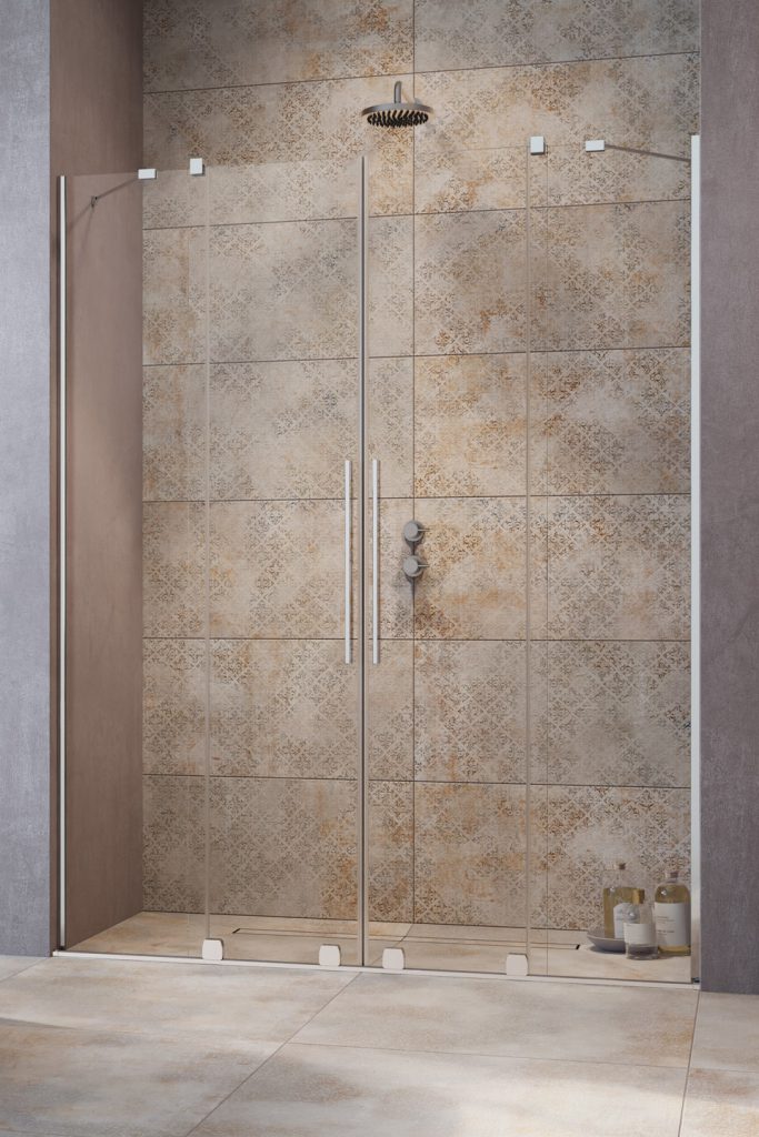 Radaway Furo DWD drzwi prysznicowe 41,3 cm chrom/szkło przezroczyste 10108413-01-01
