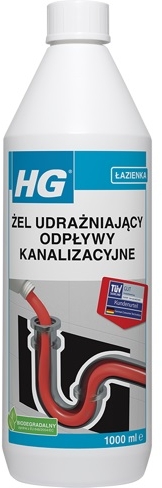 HG żel udrażniający odpływy kanalizacyjne 1000 ml (1 l) 540100129 - Wysyłka w 24h