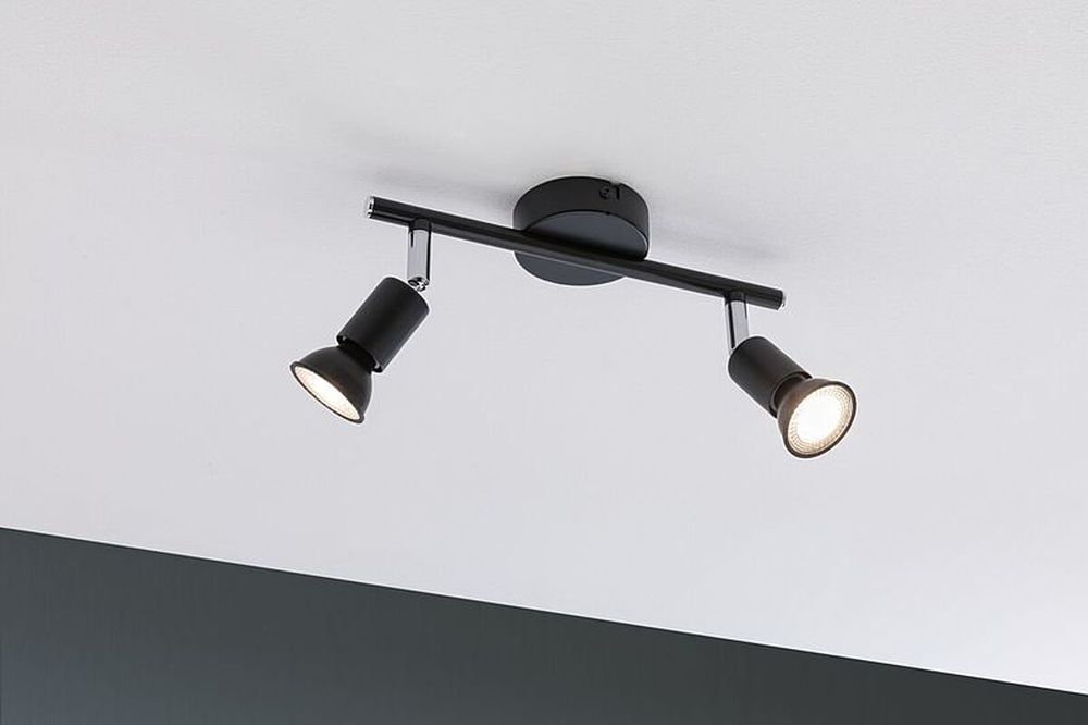 Paulmann Carolina lampa podsufitowa 2x10W antracyt/chrom 66751 - Wysyłka w 24h