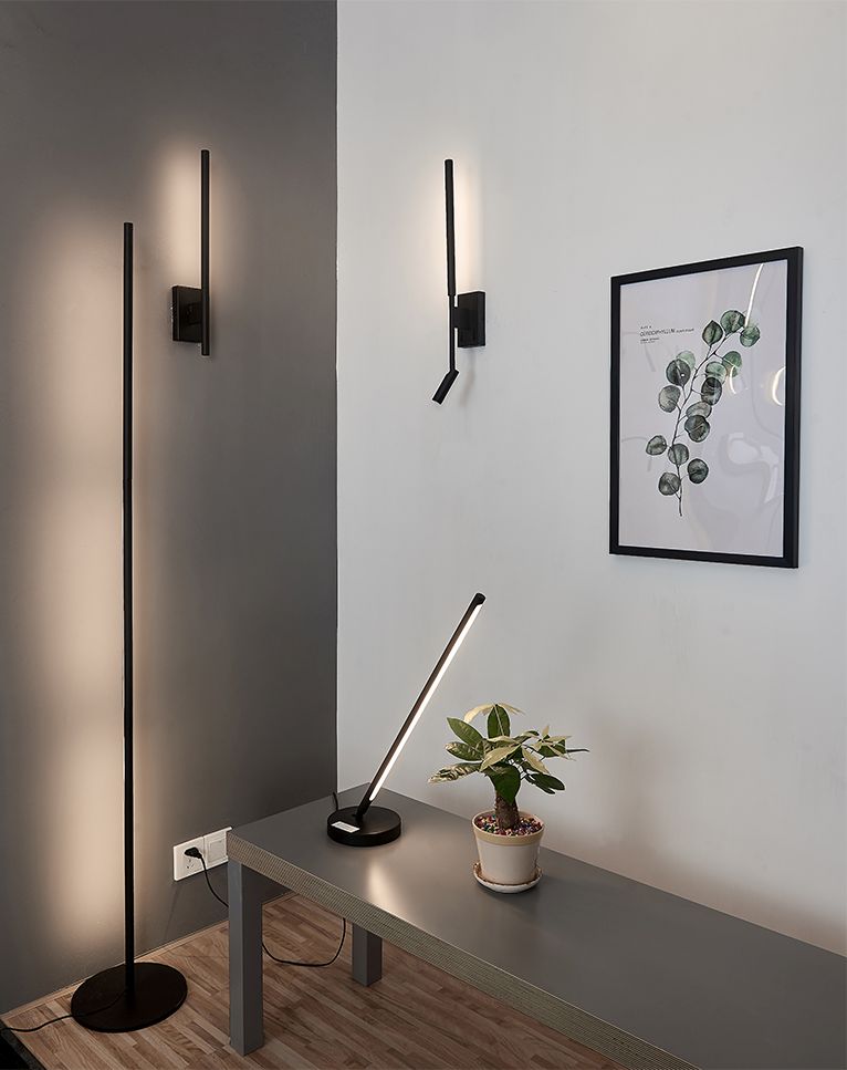 Mantra Torch lampa stojąca 1x25W czarny mat 6736