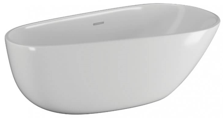 Polimat Shila wanna wolnostojąca 170x85 cm akrylowa biała 00226