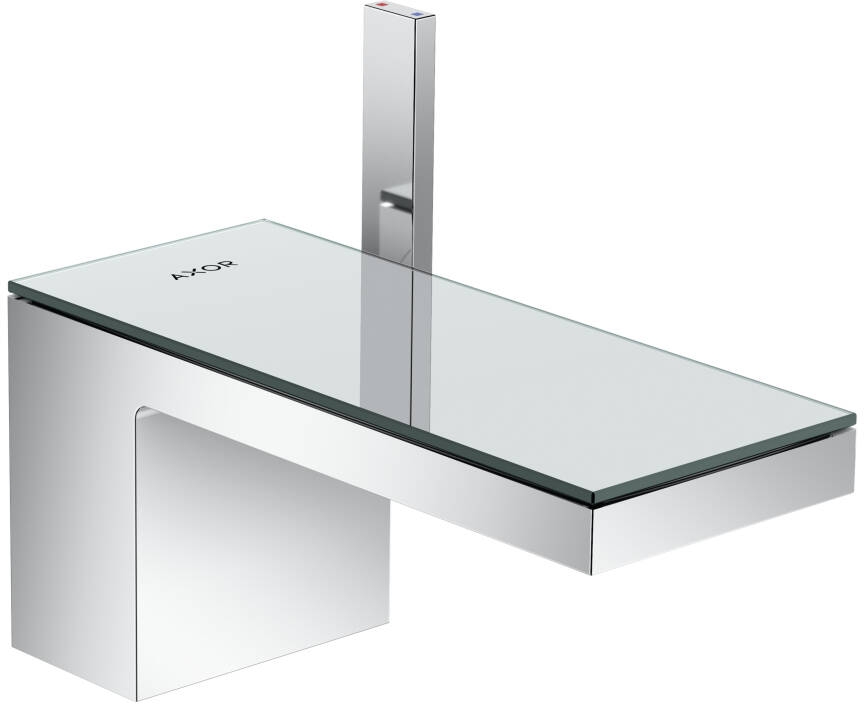 Axor MyEdition bateria umywalkowa stojąca EcoSmart chrom/szkło 47010000