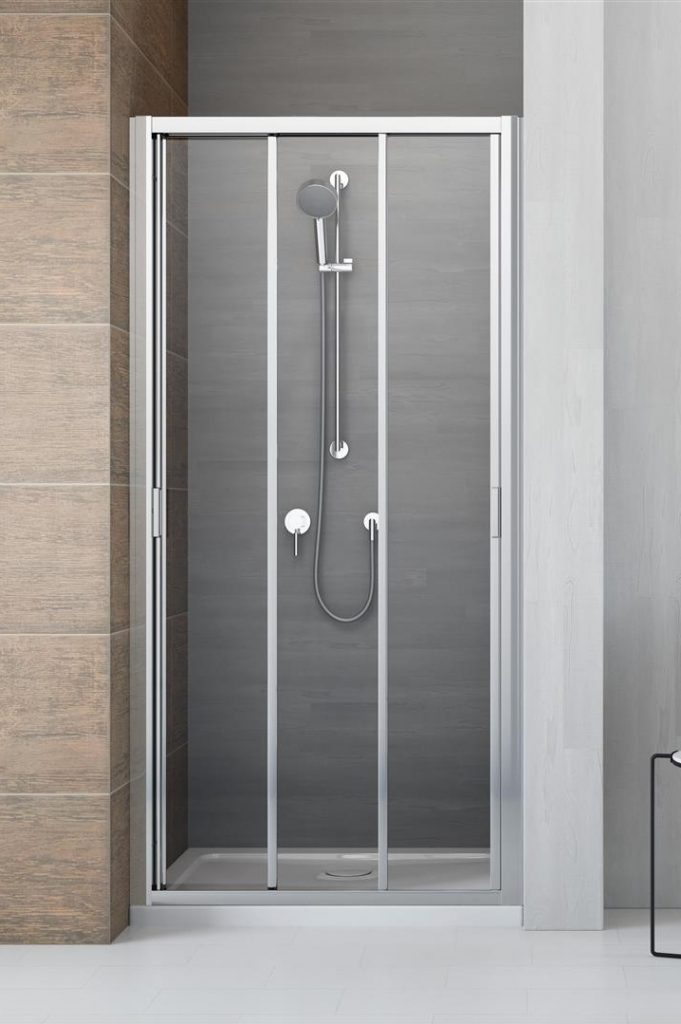 Radaway Evo DW drzwi prysznicowe 90 cm chrom/szkło przezroczyste 335090-01-01