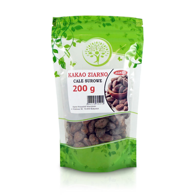 Kakao ziarno całe surowe 200 g