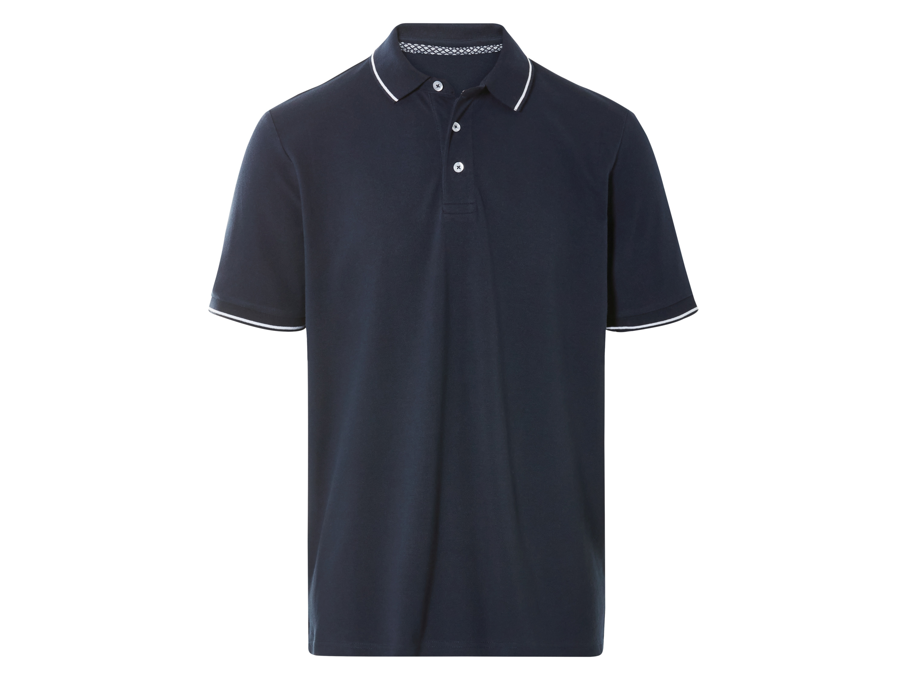 Livergy Koszulka polo męska z bawełny Granatowy, L 52/54
