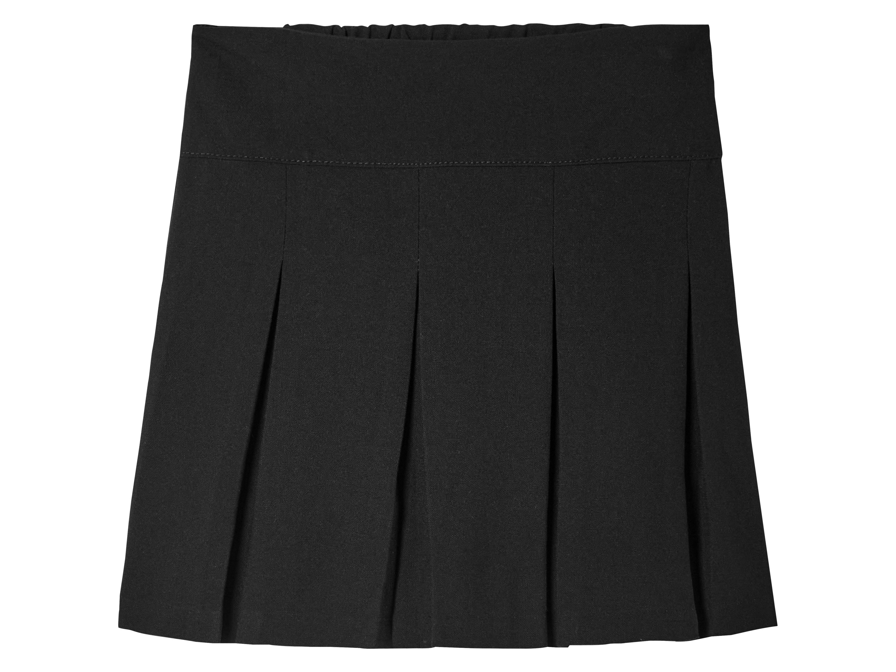 Spódniczka plisowana dziecięca Czarny, 140 cm