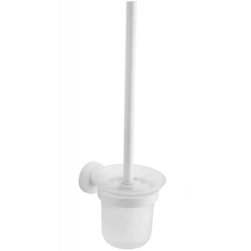 Szczotka toaletowa ścienna Mexen Remo biała 11,5x37 cm 1 szt.