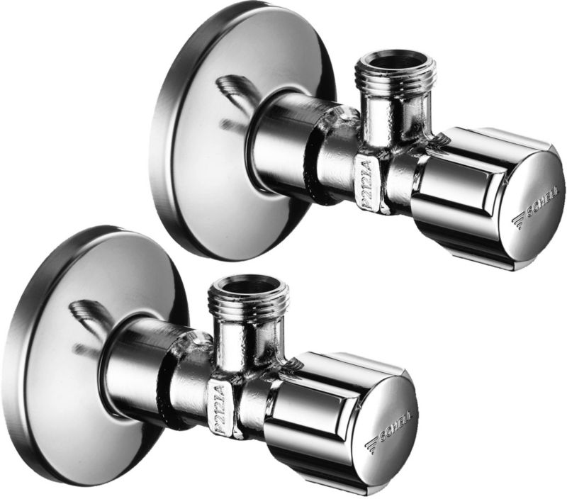 Zawory kątowe Schell Comfort 1/2" x 3/8" bez filtra 2 szt.