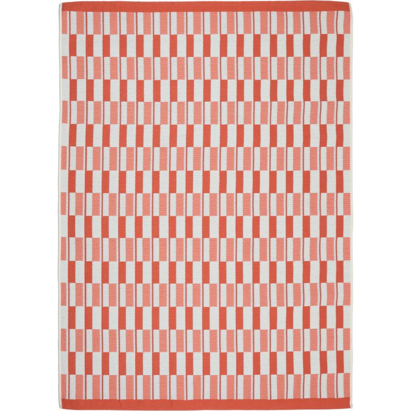 Dywan zewnętrzny e-floor INEZ 160 x 220 cm modern pomarańczowy 1 szt