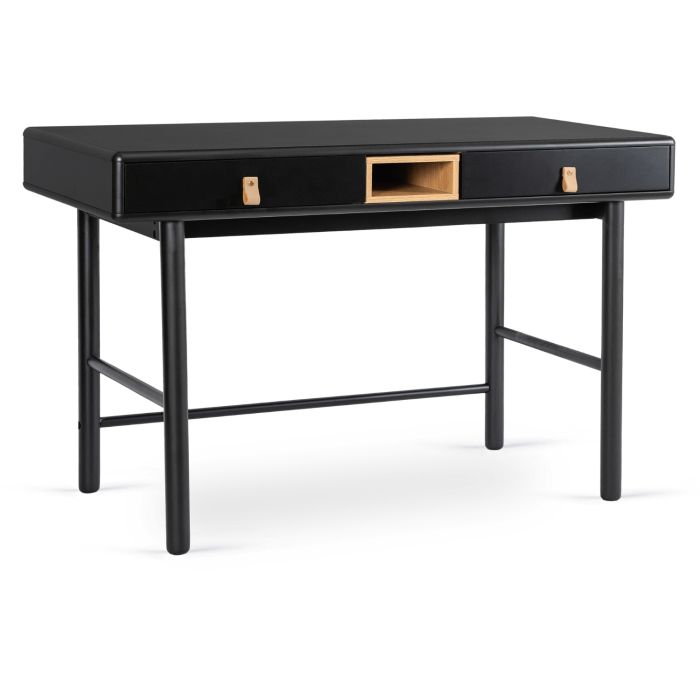 Biurko Atlas Mebel Elite 120 cm Szufladami Czarne 1szt.