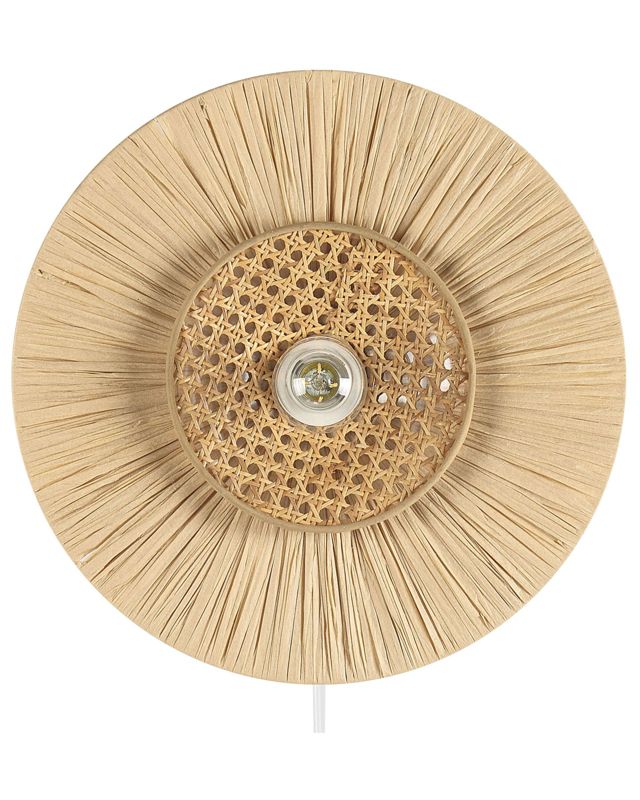 Lampa ścienna Yaapi Papier Naturalny 1 szt.