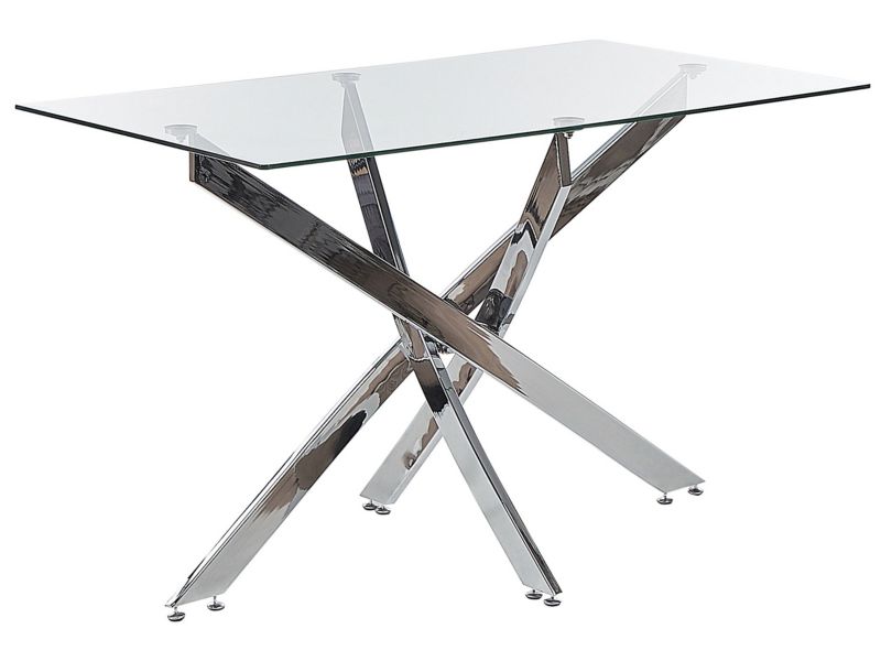 Stół do jadalni Maramo 70 cm 120 cm Srebrny 1 szt.