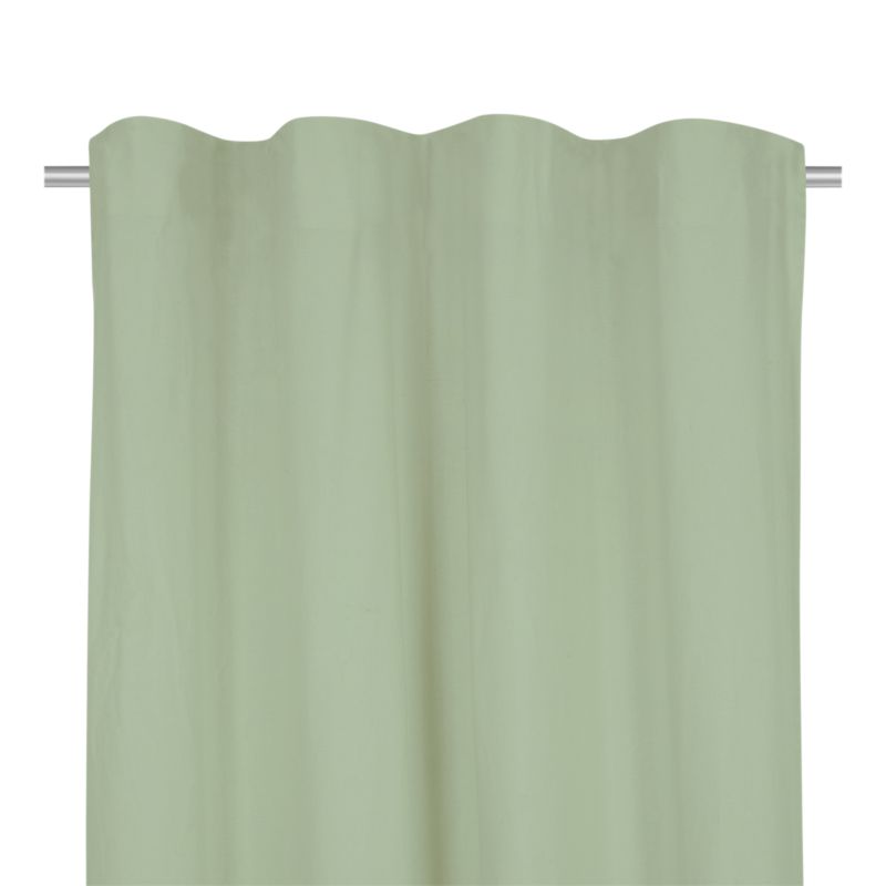Zasłona GoodHome Baltha 140 x 300 cm szałwia