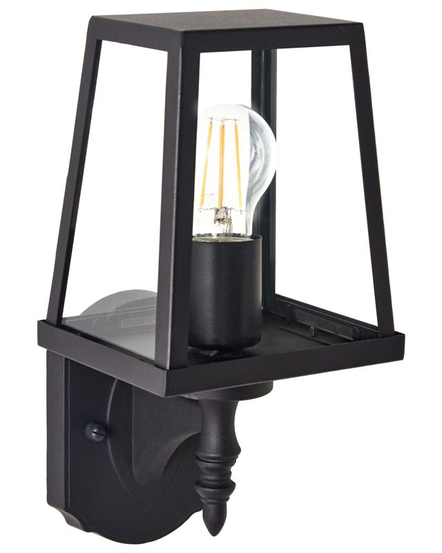 Lampa ścienna ogrodowa Hezir Czarny 1 szt.