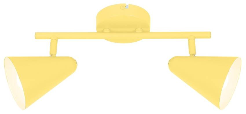Lampa ścienna Candellux Amor listwa żółta E14