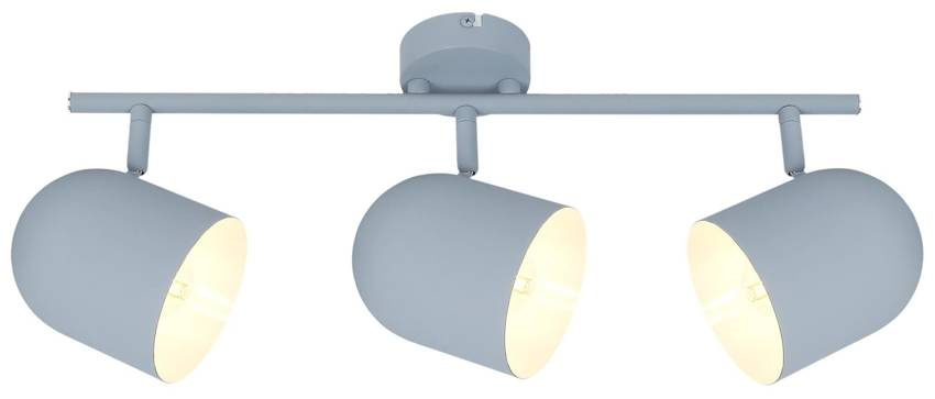 LAMPA ŚCIENNA AZURO LISTWA E27 SZARY MAT