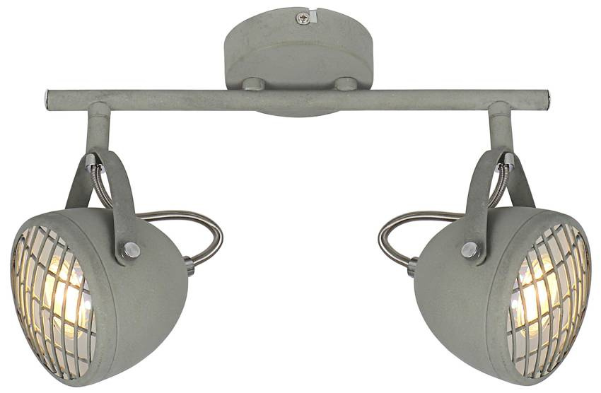 Lampa ścienna listwa 2X50W GU10 betonowy szary PENT