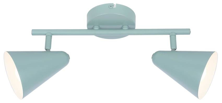 Lampa ścienna listwa 2X40W E14 szary mat AMOR