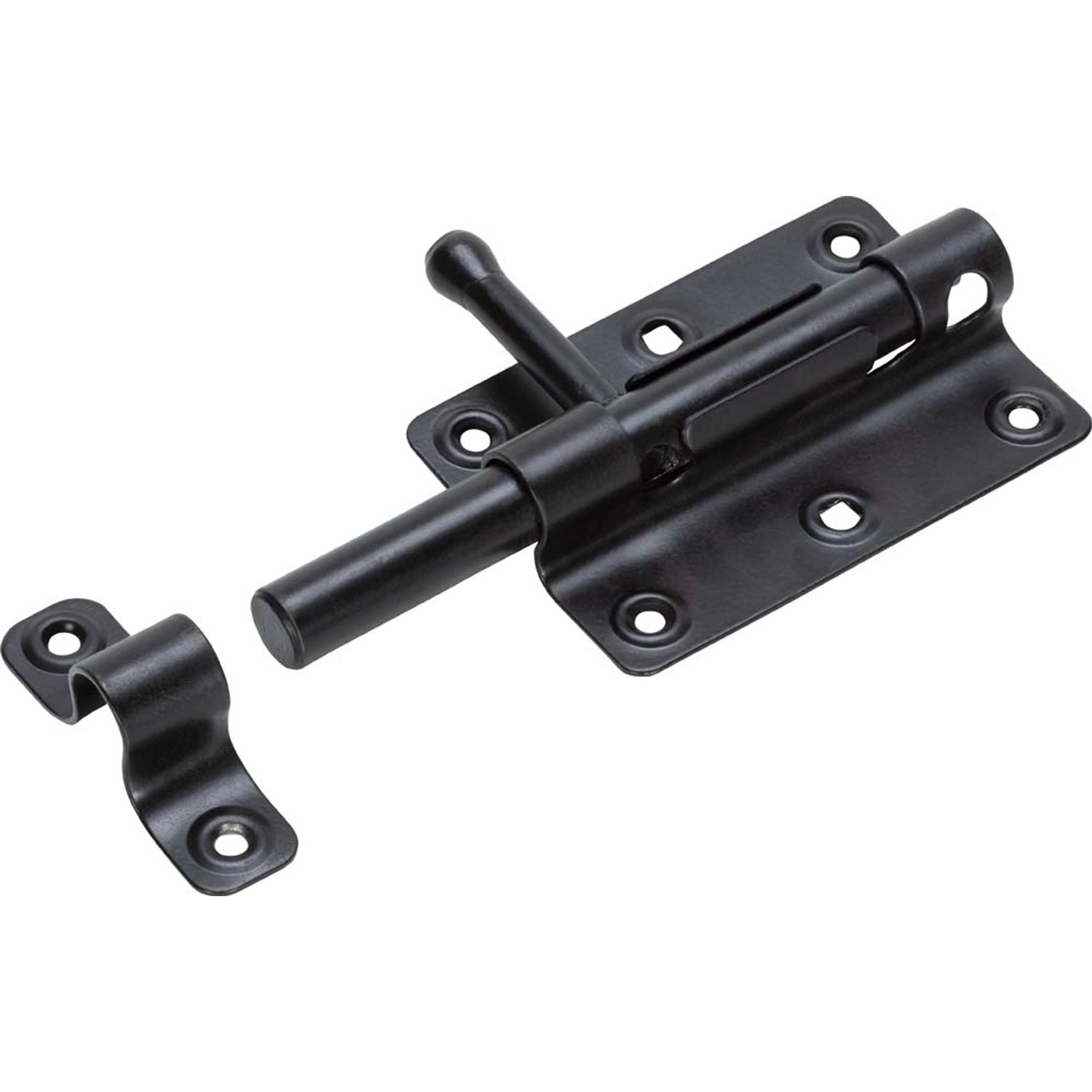 Zasuwka bolcowa 150x66 mm czarna