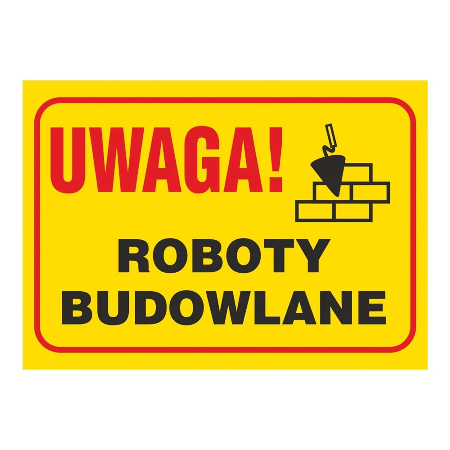 Znak roboty budowlane