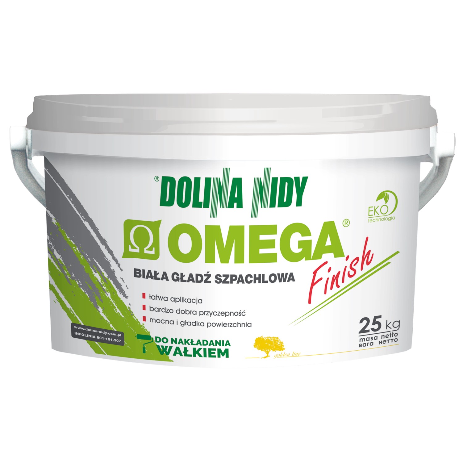 Gładź Omega Finish 25 kg biała
