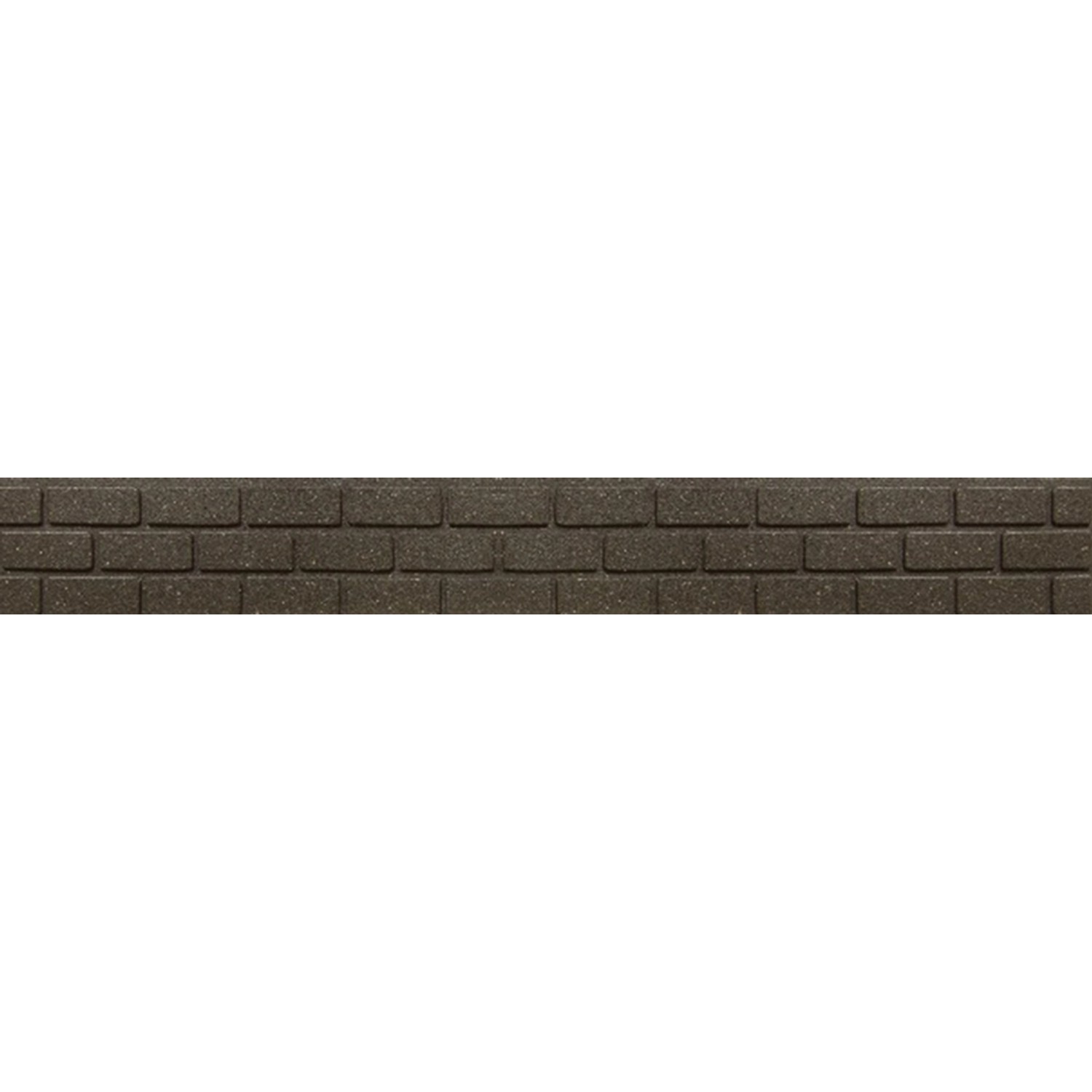 Obrzeże recyklingowe EZ Bricks brąz 15x2x120 cm