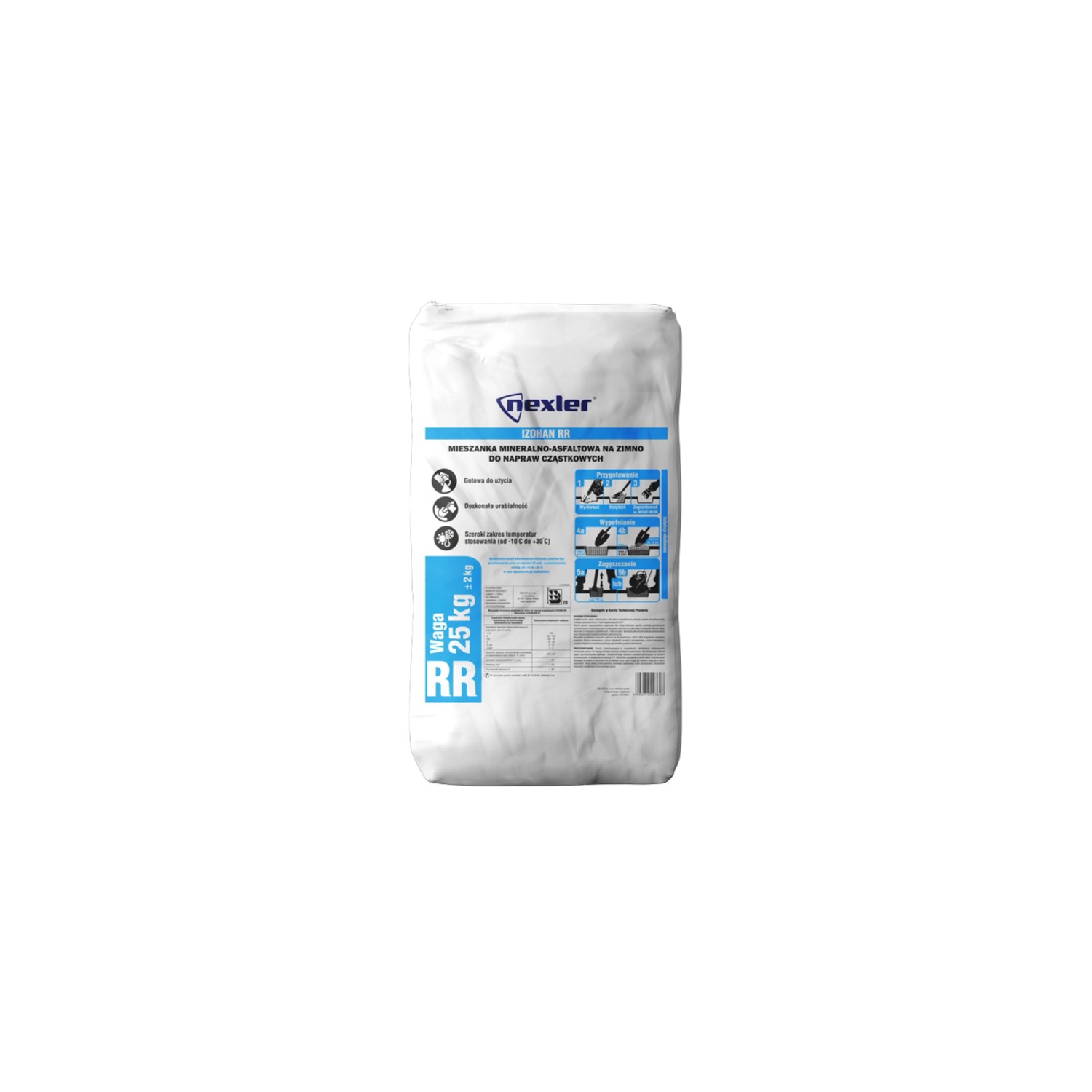 Mieszanka Asfaltu drogowego IZOHAN RR 25 kg