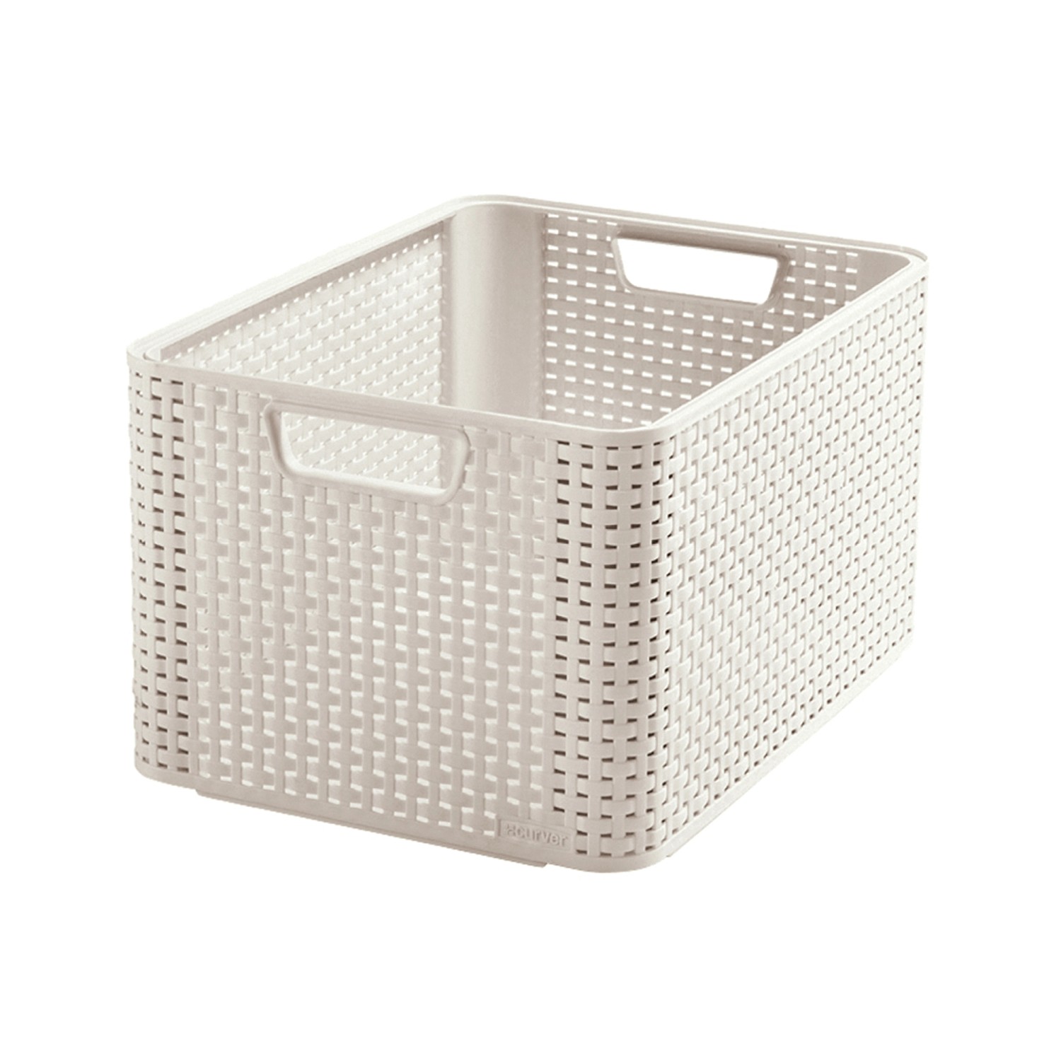 Curver Koszyk Rattan Style M kremowy