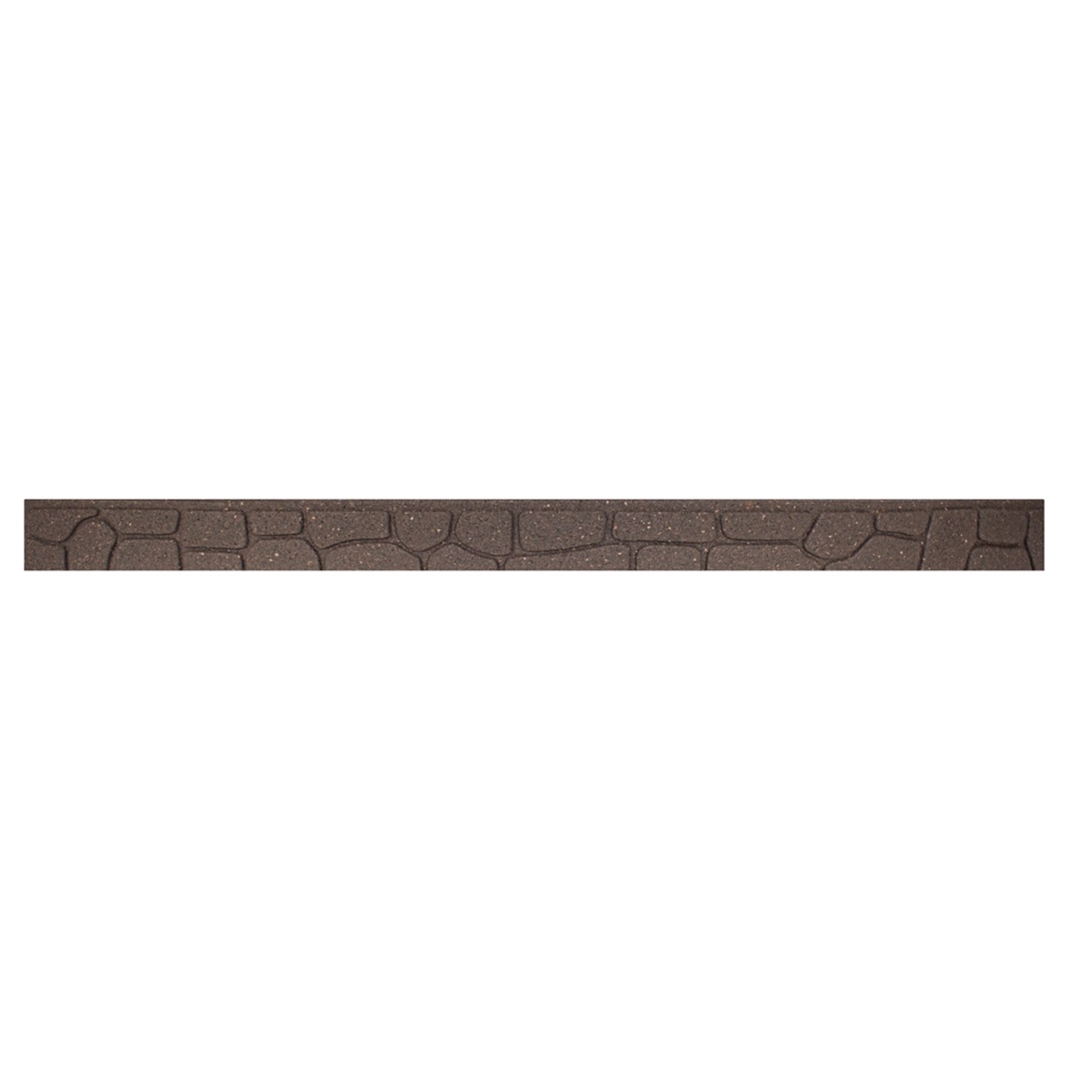 Obrzeże recyklingowe EZ Stones brąz 9x2x120 cm