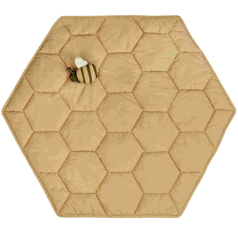 Mata do zabawy Honeycomb 100 x 100 cm, Planet Bee, Lorena Canals KC