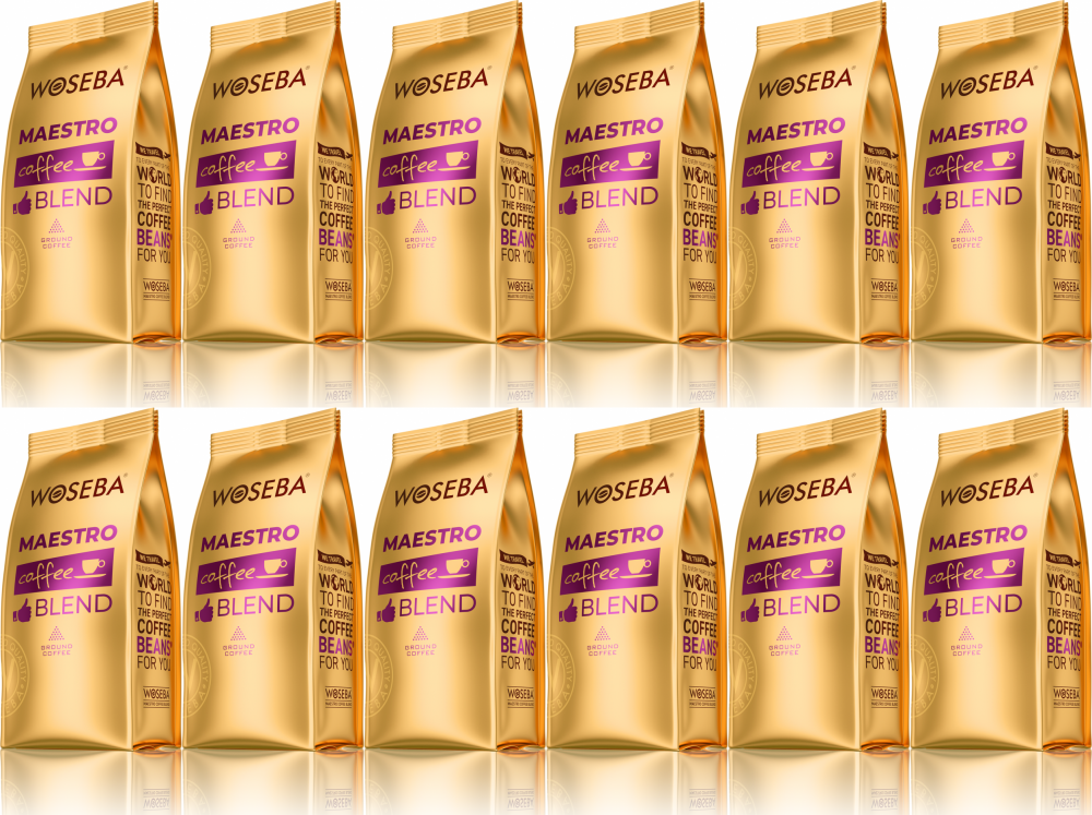 12x Kawa mielona Woseba Maestro, 250g