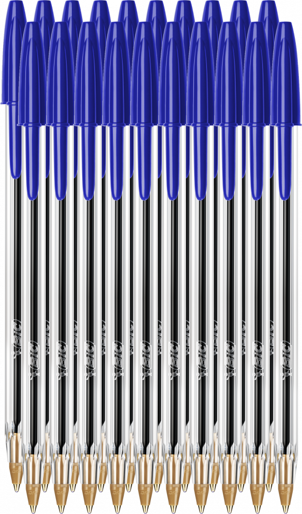 20x Długopis Bic, Cristal, 1mm niebieski