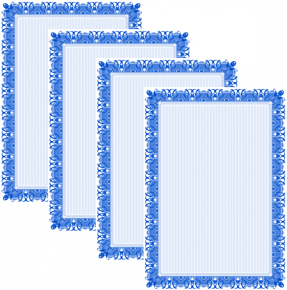 4x Dyplom Chaber Galeria Papieru, A4, 170g/m2, 25 arkuszy