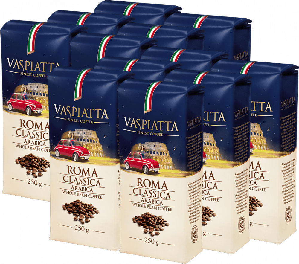 12x Kawa mielona Vaspiatta Roma Classica, 250g